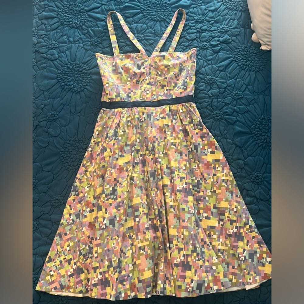 Anthropologie Viola Geometric Dress